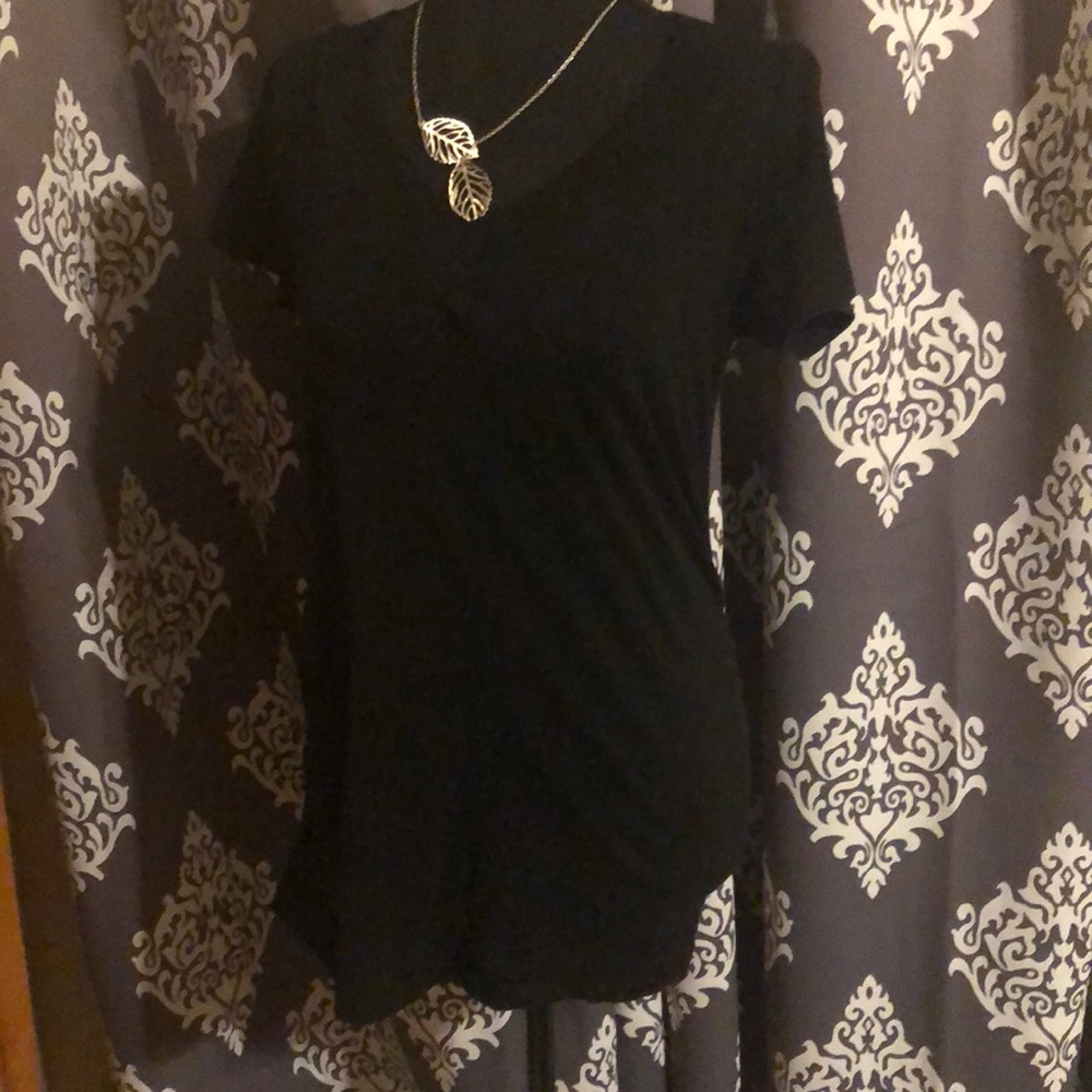 Black maternity shirt